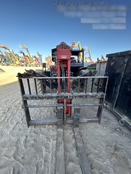 2019 Manitou MTA10055 Canopy, 120 HP, Solid Tires, Work Lights, Lift Hook, Auxiliary Hydraulics 66" Carriage and 60" Forks