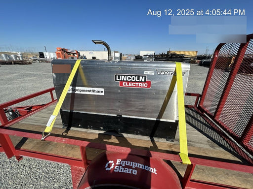 2019 Lincoln Electric Vantage 322 Welder Ready-Pak 3, Two wheel trailer, Fender and Light kit, Cable Rack