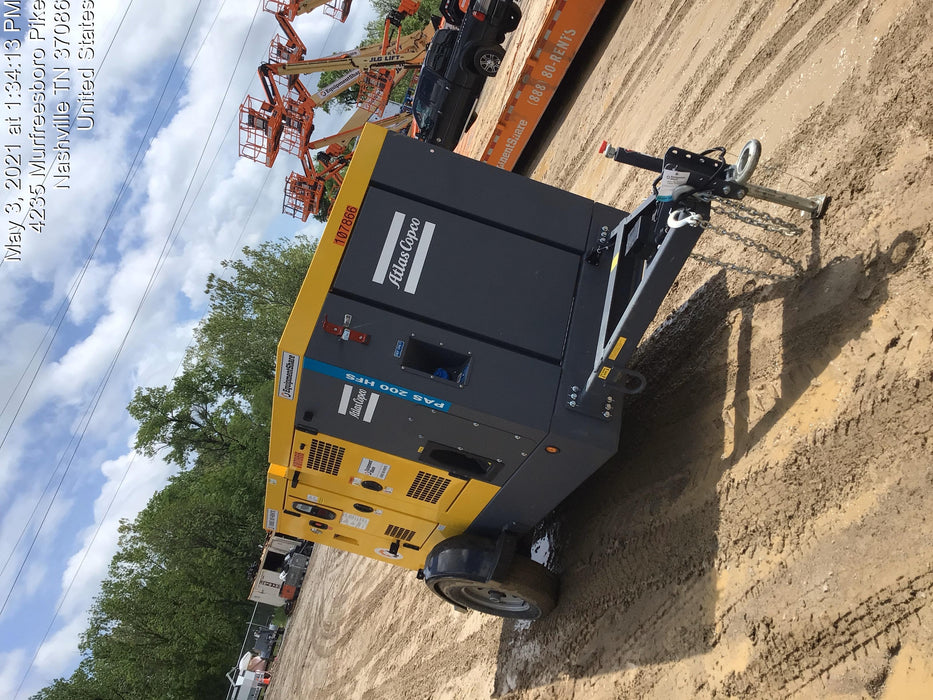 2020 ATLAS COPCO PAS 200 HF CS Enclosed