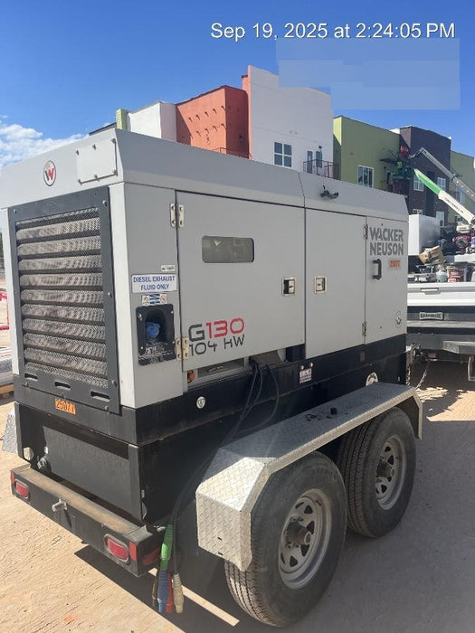 2019 WACKER NEUSON G130