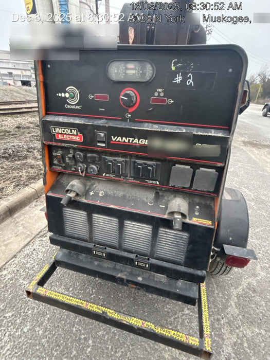 2021 Lincoln Electric Vantage 549X Ready Pak 3, ORANGE (includes trailer, cable rack, fender light kit)