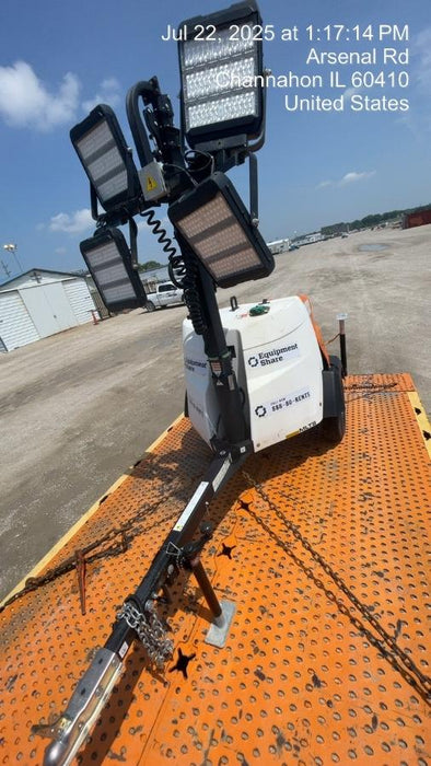 2024 Generac MLT2 Diesel, Flex Switch 120V Input, Powerzone Controller, 
(4) 320W LED Lights, 4kW Generator, 39.9 Gal Fuel Tank, 2" Ball, T3