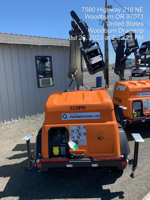 2023 Generac MLT2 Diesel, Flex Switch 120V Input, Powerzone Controller, (4) 320W LED Lights, 4kW Generator, 39.9 Gal Fuel Tank, 2" Ball, T3