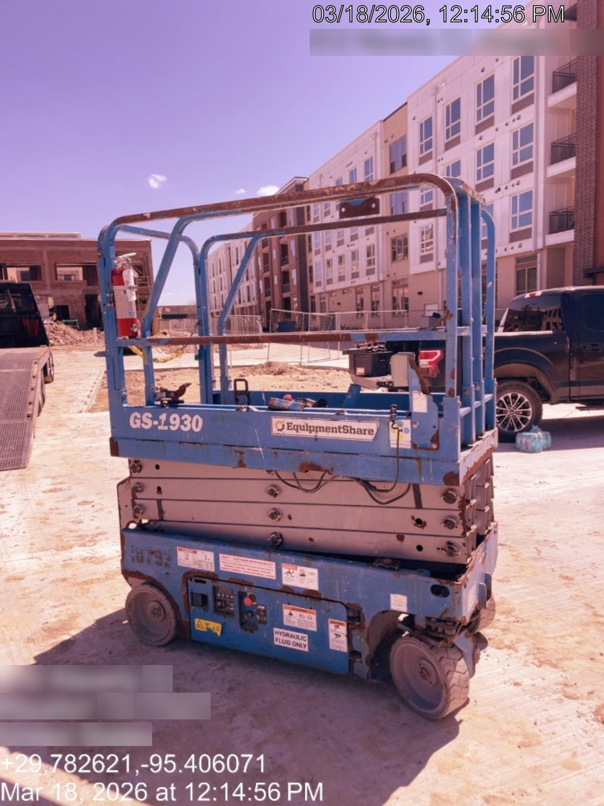 2018 Genie GS-1930 Genie GS-1930 Scissor Lift w/Standard Options