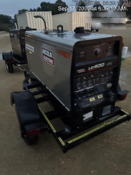 2024 Lincoln Electric LE400 Kubota V1505, Trlr, Cable Rack, Light Kit, ES Decals, T3