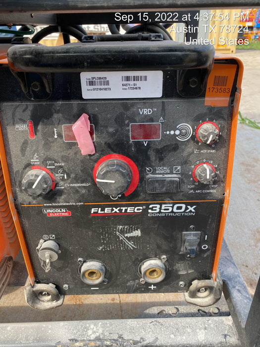 2021 LINCOLN ELECTRIC FLEXTEC 350X