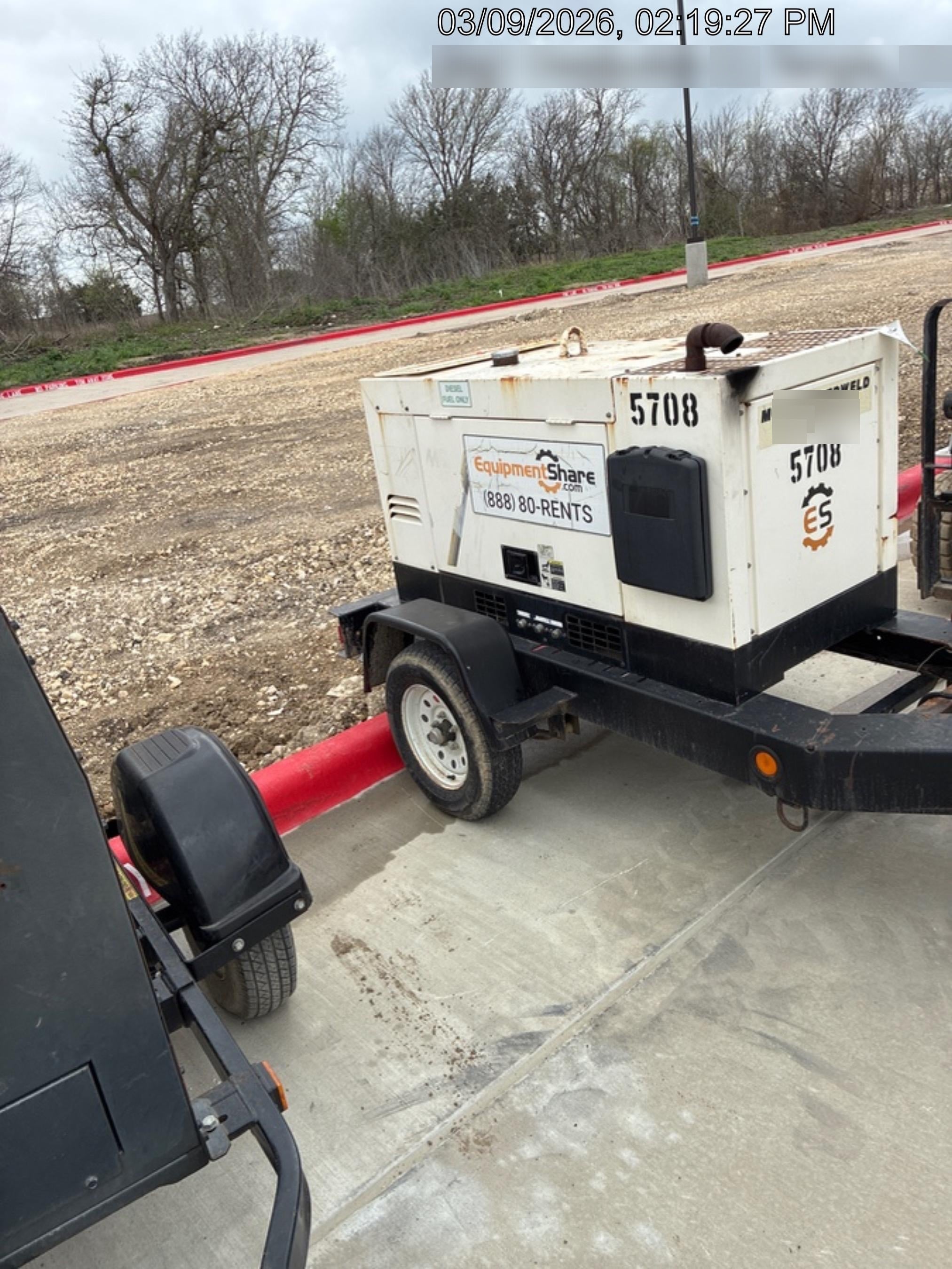 2017 Multiquip DLW400ESA4 MultiQuip 400 amp Welder, 14kW, 120/240V, T4F Kubota + 100' welding cable set