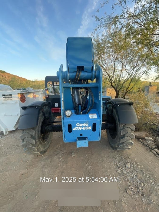 2018 Genie GTH-636 Genie GTH-636 w/Open ROPS, Work Lights, Solid Tires, RH Cab Mesh, Beacon, 48" Carriage and Forks