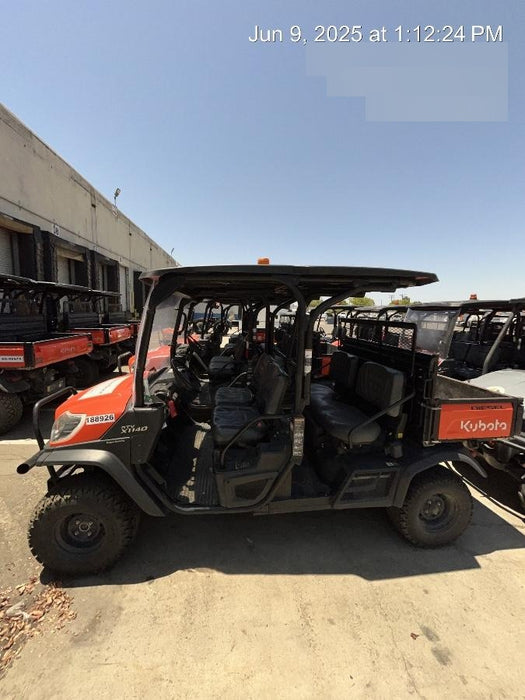 2021 Kubota RTV-X1140W-H Plastic Canopy, Windshield Acrylic Clear, LED Strobe Light, Wire Harness Kit, Back up Alarm