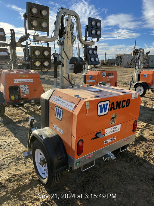 2024 Wanco WLTT-4MM4K Diesel, Deep Sea Controller, Shore Power Plug, Auto Start, (4) 350W LED Floodlights, 4kW Generator, 60 Gal Fuel Tank, 2" Ball, T3