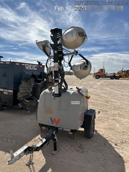 2018 Wacker Neuson LTV6L-MH Wacker Neuson LTV6L Mobile Light Tower w/Fuel Level Sensor Installed