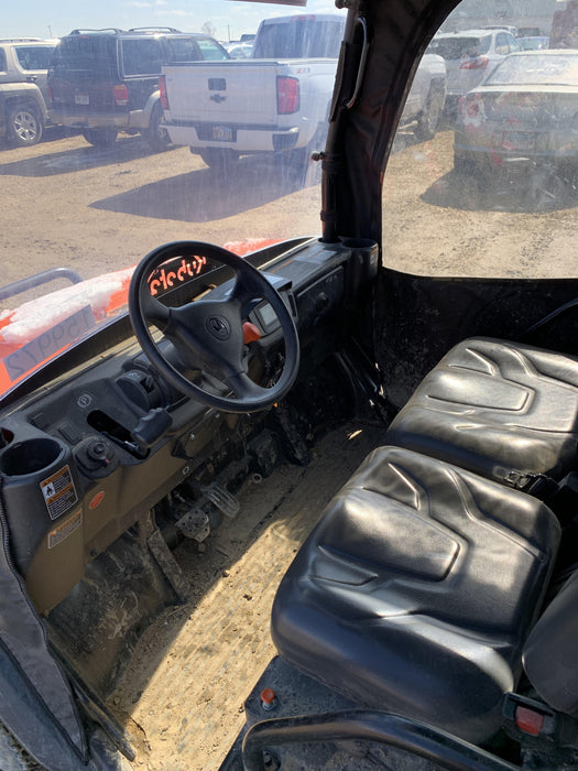 2021 Kubota RTV-X1140W-H Plastic Canopy, Windshield Acrylic Clear, LED Strobe Light, Wire Harness Kit, Back up Alarm