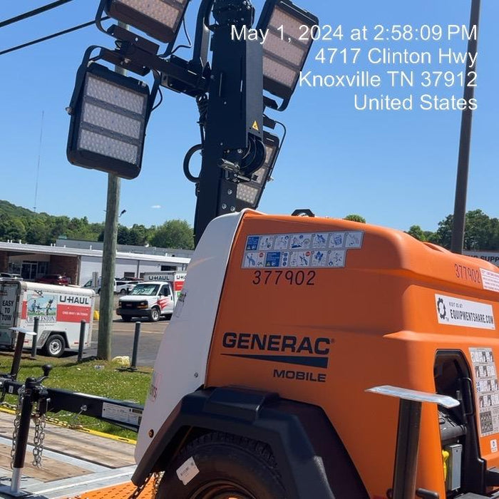 2023 Generac MLT2 Diesel, Flex Switch 120V Input, Powerzone Controller, 
(4) 320W LED Lights, 4kW Generator, 39.9 Gal Fuel Tank, 2" Ball, T3