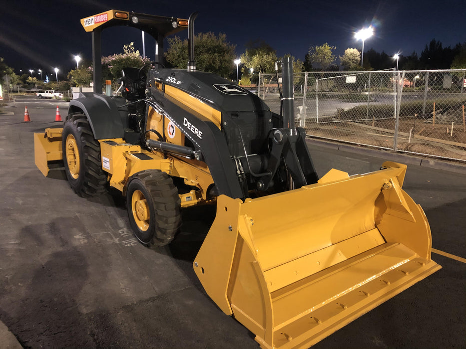 2020 John Deere 210LEP Canopy, 4WD, Second rear hydraulic cylinder, Light Package, Wheel weights