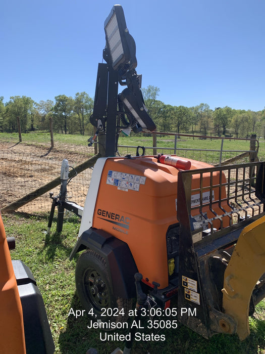 2024 Generac MLT2 Diesel, Flex Switch 120V Input, Powerzone Controller, 
(4) 320W LED Lights, 4kW Generator, 39.9 Gal Fuel Tank, 2" Ball, T3