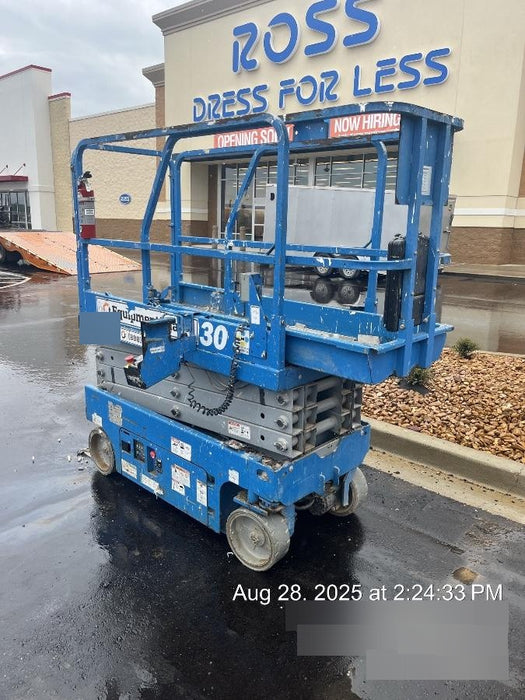 2018 Genie GS-1930 Genie GS-1930 w/Fixed Rail, Chain Entry