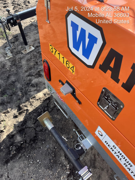 2023 Wanco WLTT-4MM4K Diesel, Deep Sea Controller, Shore Power Plug, Auto Start, (4) 350W LED Floodlights, 4kW Generator, 60 Gal Fuel Tank, 2" Ball, T3