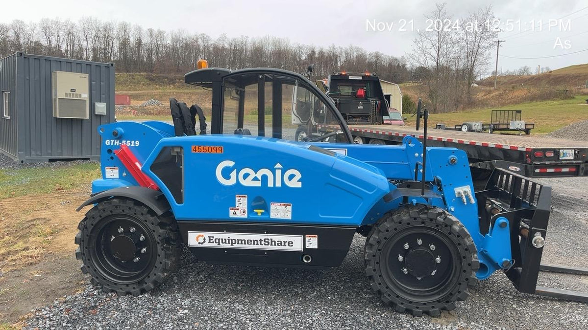 2024 Genie GTH-5519 74Hp Dsl, Cab/Heat/Air, Solid Tires, LED WL, T3 + Access Control