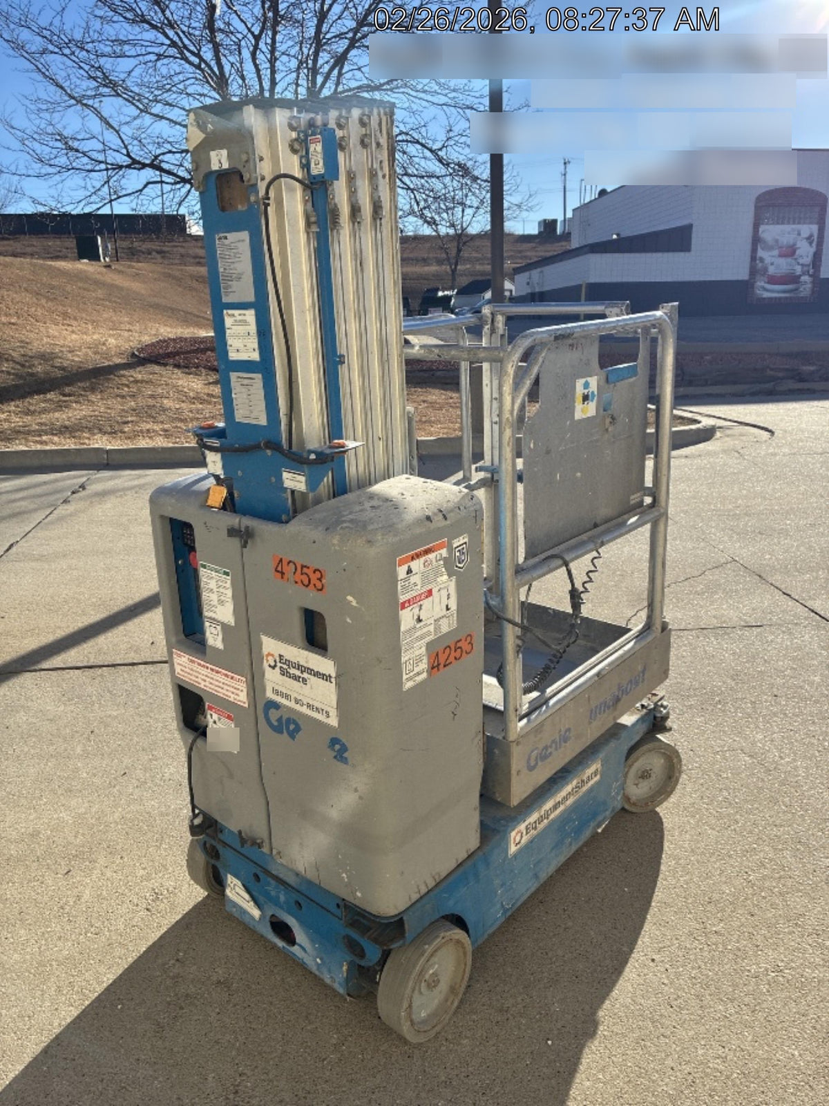 2017 GENIE GR-20