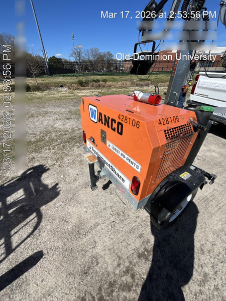 2024 Wanco WLTT-4MM4K Diesel, Deep Sea Controller, Shore Power Plug, Auto Start, (4) 350W LED Floodlights, 4kW Generator, 60 Gal Fuel Tank, 2" Ball, T3