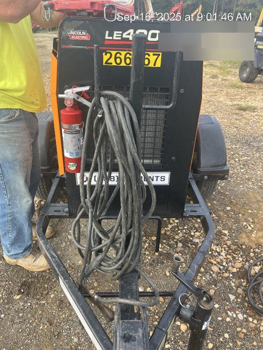 2022 Lincoln Electric LE400 Kubota V1505, Trlr, Cable Rack, Light Kit, ES Decals, T3