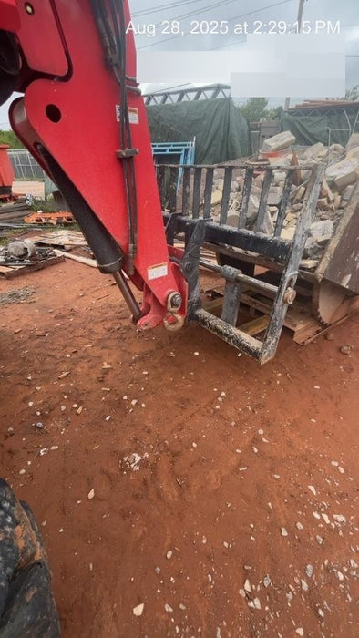 2019 Manitou MTA8044 74hp T4F, Open ROPS, Cab and Boom LED work lights, Auxiliary Hydraulics, Solid Tires, Amber strobe, Lift Hook 66" Carriage, 60" Forks