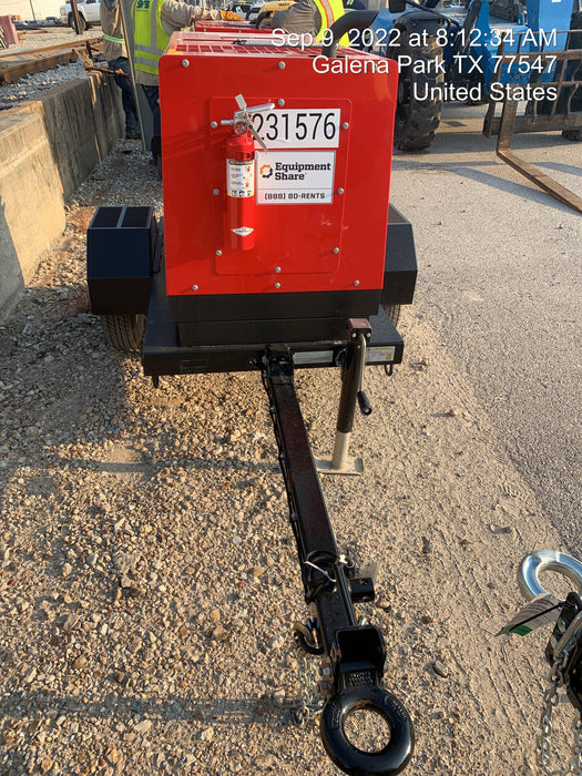 2022 Shindaiwa DGW400MDL Kubota D902 Engine, 23 HP, Dual Op Welder, Wire, Arc, Droop Stick, Tig, and CC Stick Functionality, Simulphase, 3 Phase and 1 Phase Gen Output, Single Axle NB Trlr, Slr Trckl Chrg 12V 12W, Fire Ext