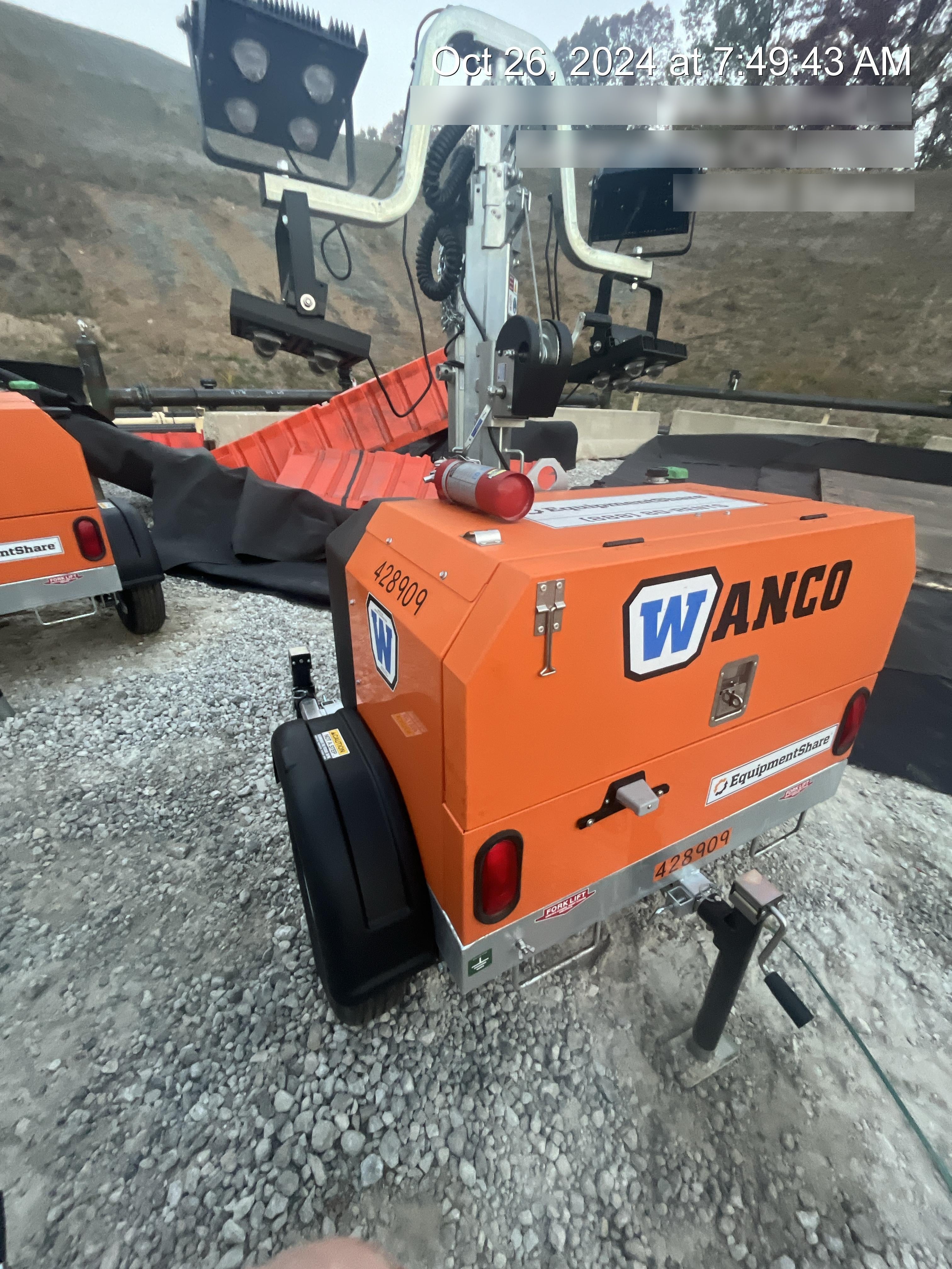 2024 Wanco WLTT-4MM4K Diesel, Deep Sea Controller, Shore Power Plug, Auto Start, (4) 350W LED Floodlights, 4kW Generator, 60 Gal Fuel Tank, 2" Ball, T3