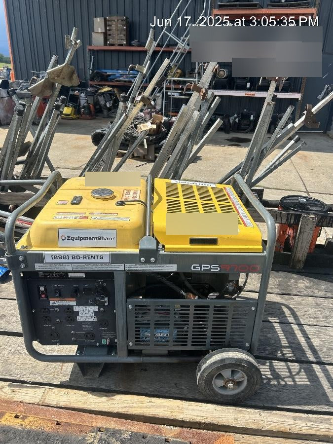 2020 Wacker Neuson GPS9700A GENERATOR,EPA,CSA,WHEEL KIT