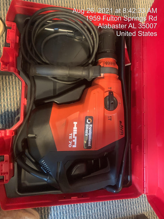 2019 HILTI TE 700-AVR
