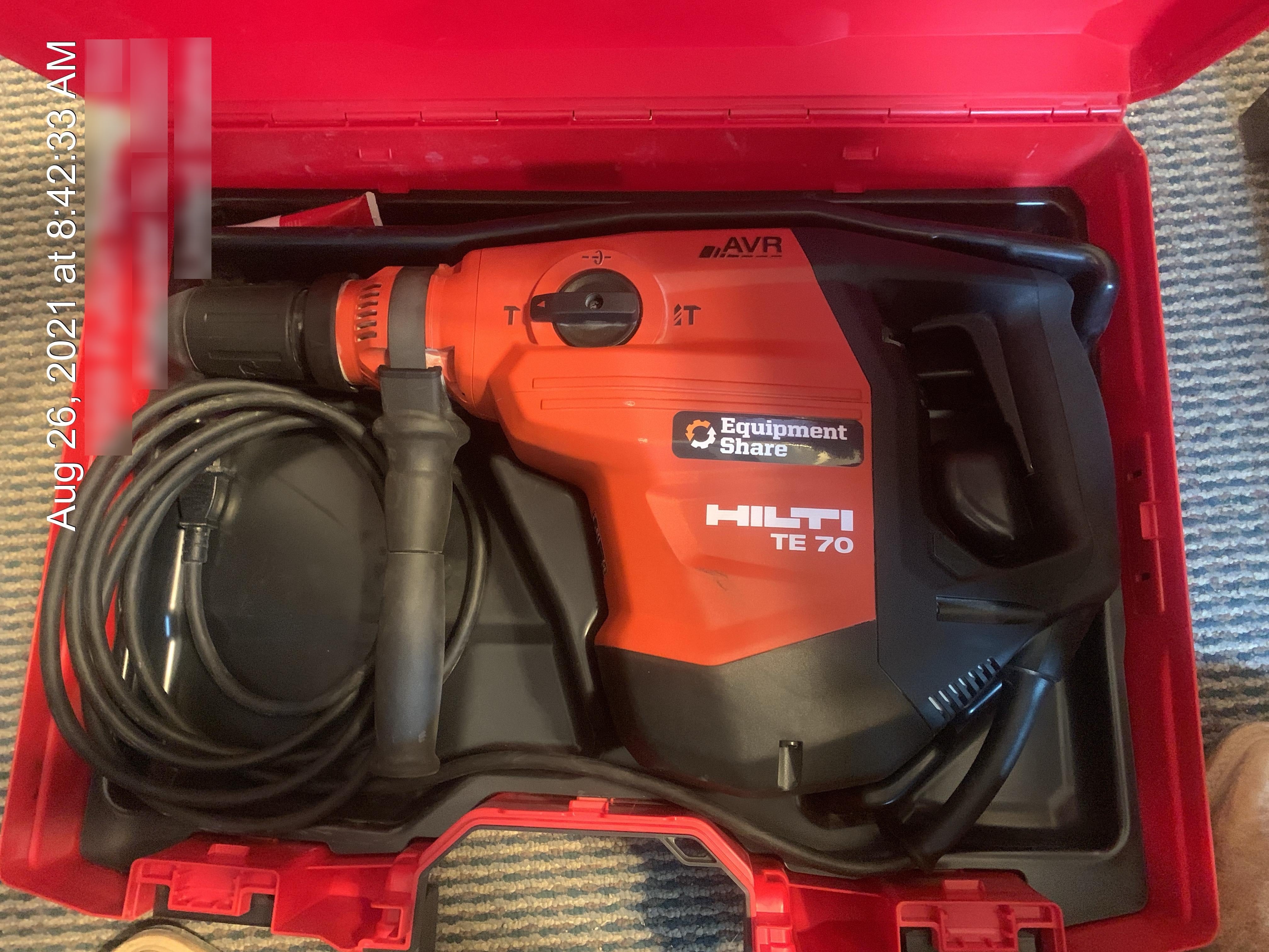2019 HILTI TE 700-AVR