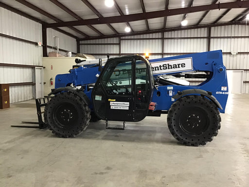 2019 Genie GTH-636 Genie GTH-636 w/Enclosed Cab w/HVAC, Work Lights, Solid Tires, Beacon, 48" Carriage and Forks