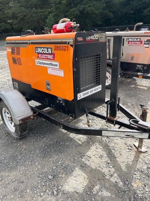 2022 Lincoln Electric LE400 Kubota V1505, Trlr, Cable Rack, Light Kit, ES Decals, T3