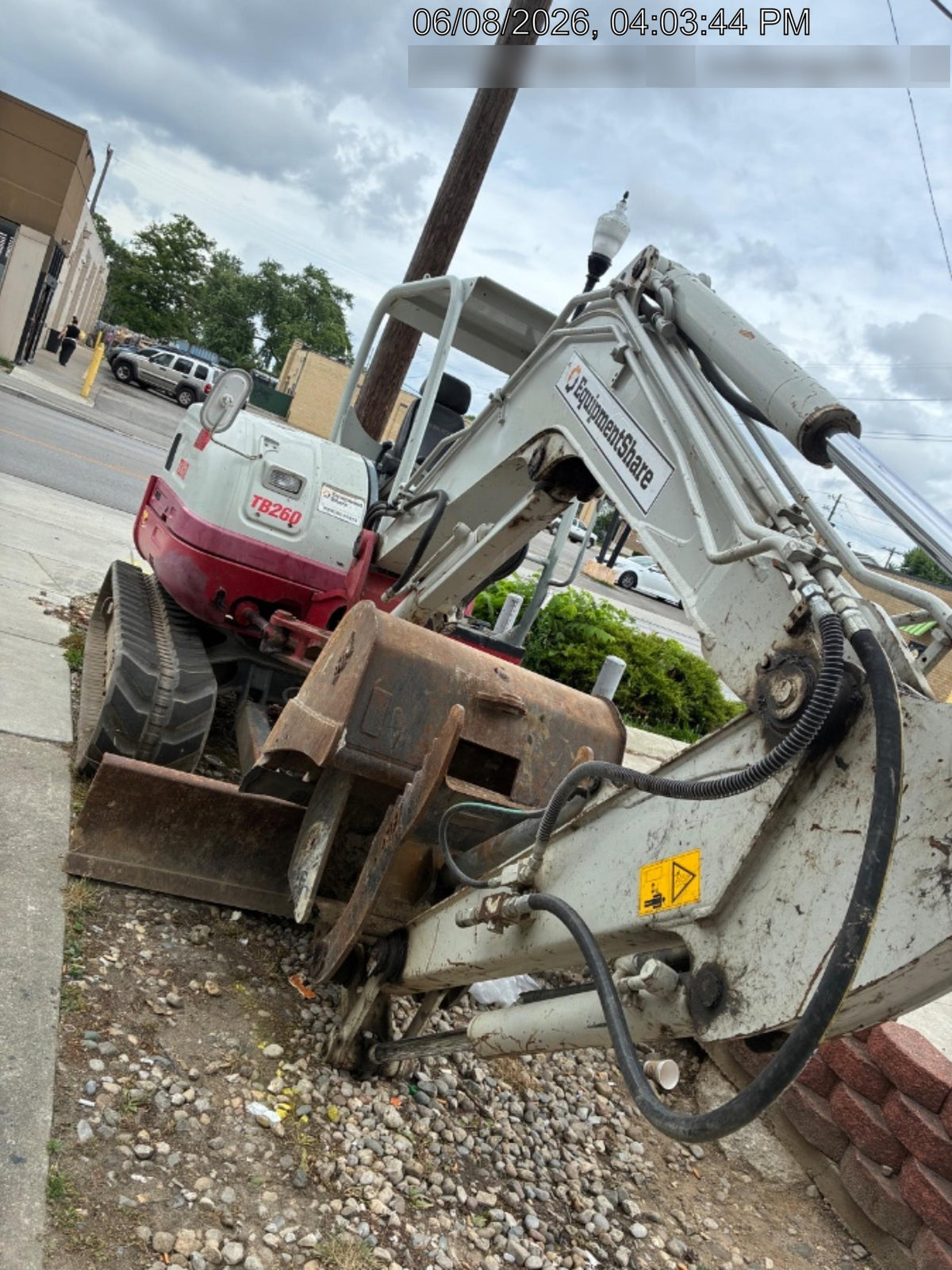 2019 Takeuchi TB260 Takeuchi TB260 Canopy w/Rubber Tracks, Auxiliary Hydraulics, Standard Blade, Manual QC