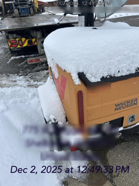 Wacker Neuson LTV6K Ball 2/Pintle 2.5 Combo Hitch Kubota Cold Weather D1X05 Kubota Engine Block Heater D1X05 Telematics EQ SH Kubota