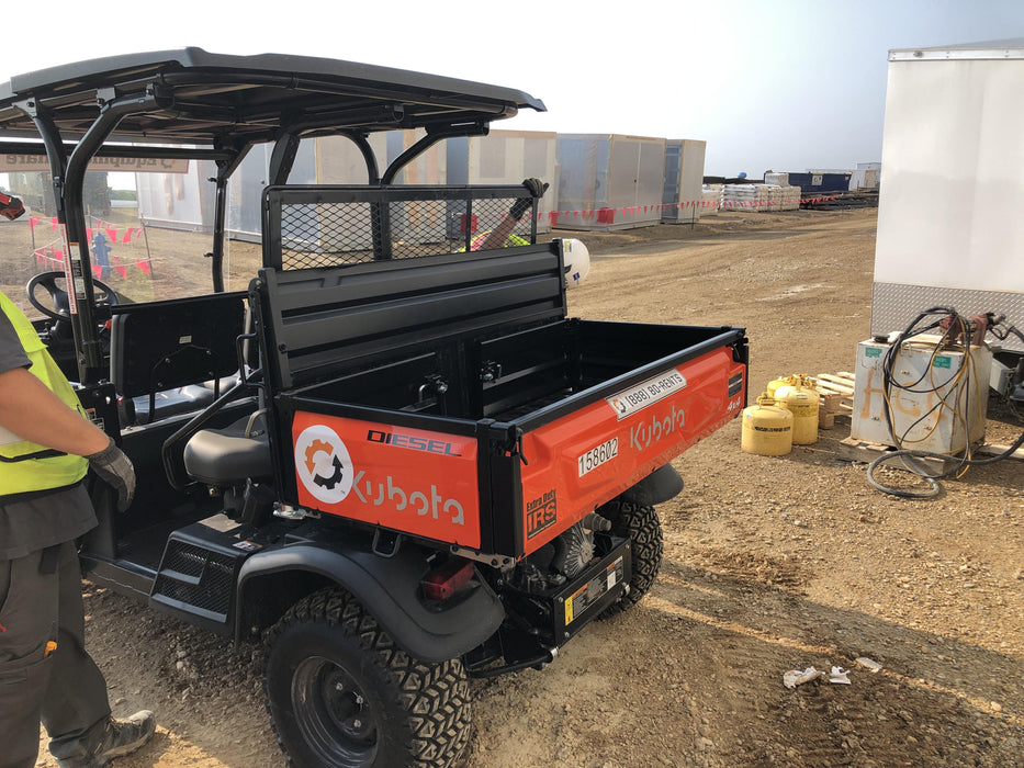 2021 Kubota RTV-X1140W-H Plastic Canopy, Windshield Acrylic Clear, LED Strobe Light, Wire Harness Kit, Back up Alarm
