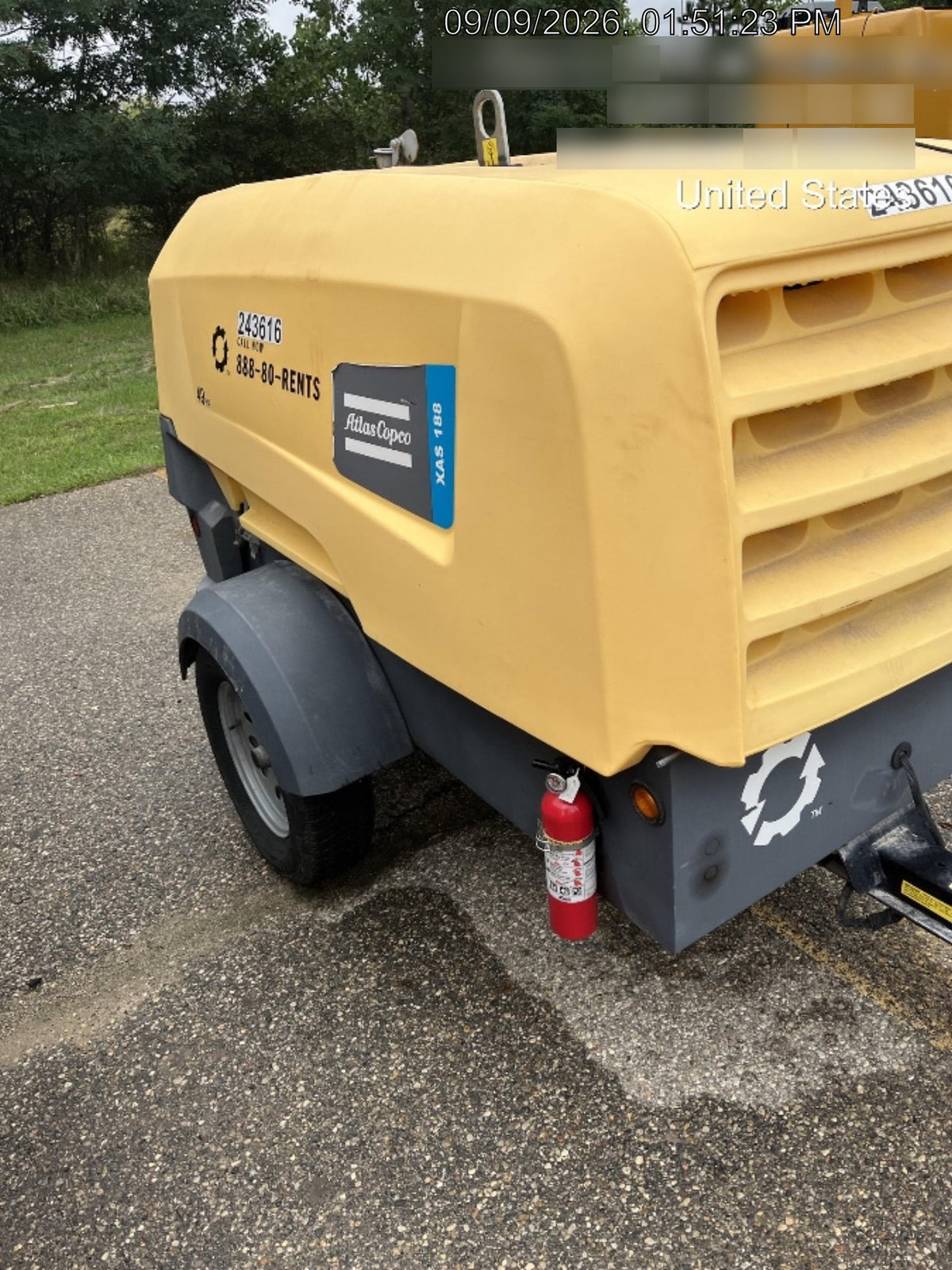 2022 ATLAS COPCO XAS188 CWK