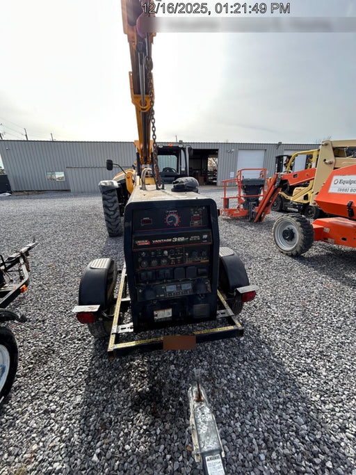 2019 Lincoln Electric Vantage 322 Welder Ready-Pak 3, Two wheel trailer, Fender and Light kit, Cable Rack