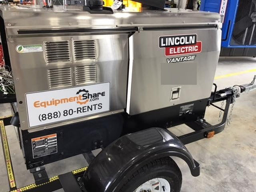 2018 Lincoln Electric Vantage 322 Lincoln Vantage 322 Welder Ready Pak 3 - Vantage 322, Trailer, Fender and light kit, Cable rack
