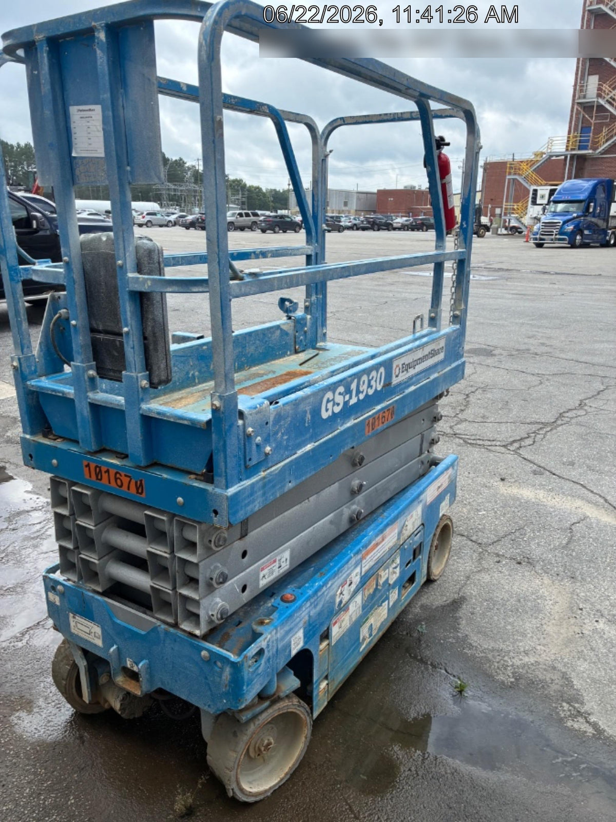 2020 Genie GS-1930 Fixed rails with chain entry gate - Pre A92.20