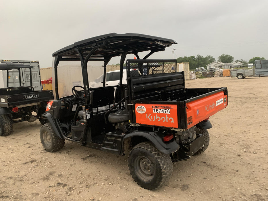 2021 Kubota RTV-X1140W-H Plastic Canopy, Windshield Acrylic Clear, LED Strobe Light, Wire Harness Kit, Back up Alarm