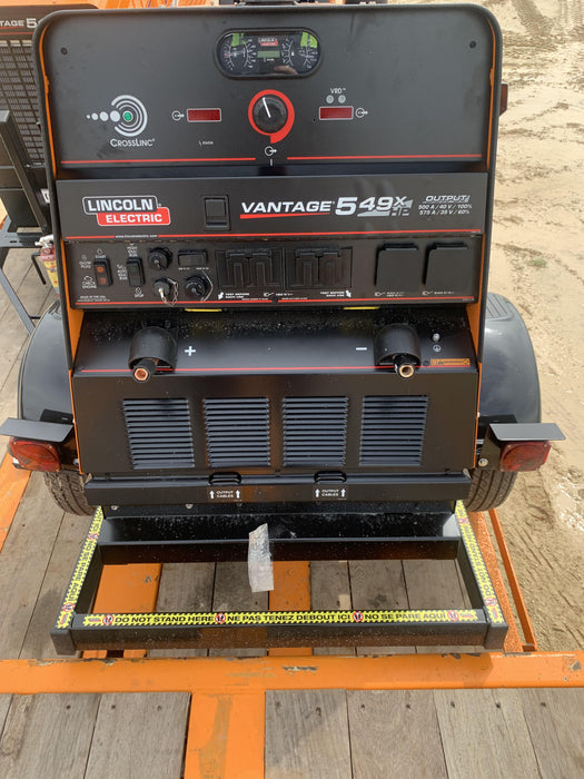 2021 Lincoln Electric Vantage 549X Ready Pak 3, ORANGE (includes trailer, cable rack, fender light kit)