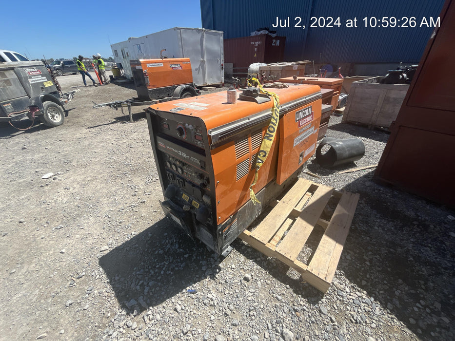 2021 Lincoln Electric Vantage 322 Vantage 322 Ready Pak 3 w/ Decals, ORANGE (includes trailer, cable rack, fender light kit) NO Telematics