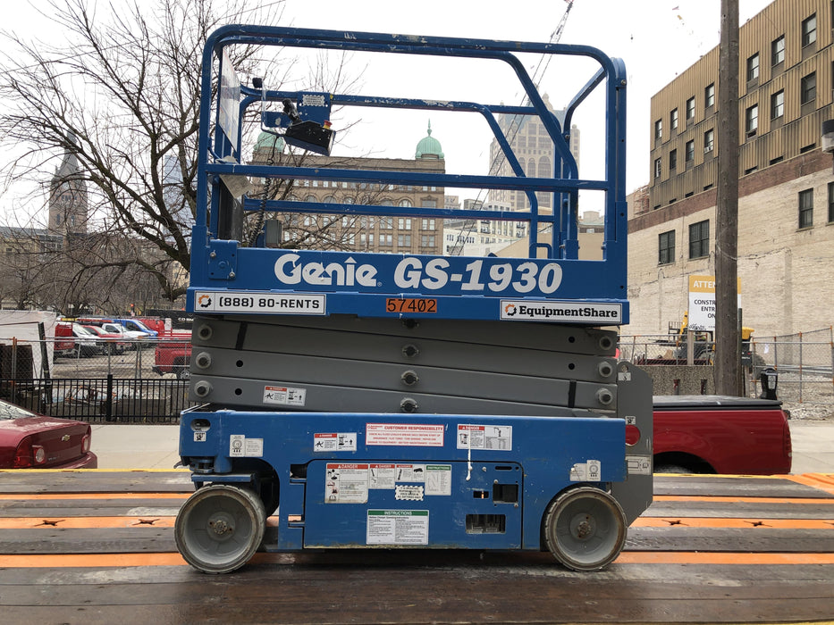 2016 Genie GS-1930 Standard Rental Specs