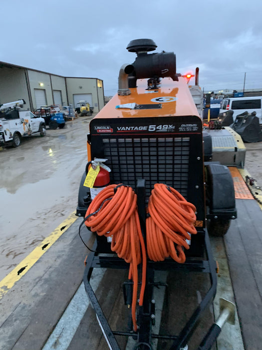 2021 Lincoln Electric Vantage 549X Ready Pak 3, ORANGE (includes trailer, cable rack, fender light kit)