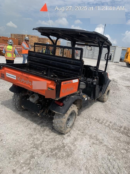 2021 Kubota RTV-X1140W-H Plastic Canopy, Windshield Acrylic Clear, LED Strobe Light, Wire Harness Kit, Back up Alarm