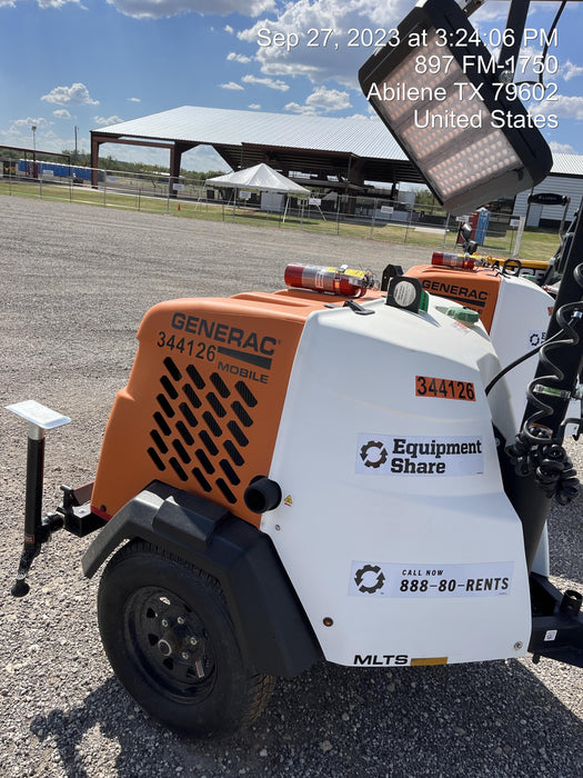 2023 Generac MLT2 Diesel, Flex Switch 120V Input, Powerzone Controller, (4) 320W LED Lights, 4kW Generator, 39.9 Gal Fuel Tank, 2" Ball, T3