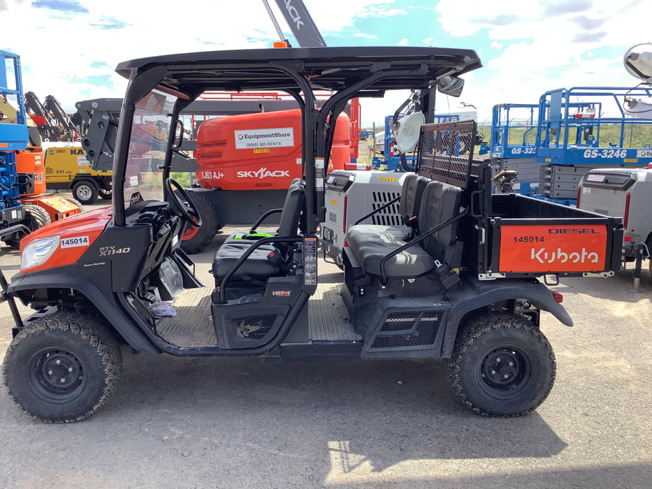 2022 Kubota RTV-X1140W-H Plastic Canopy, Windshield Acrylic Clear, LED Strobe Light, Wire Harness Kit, Back up Alarm
