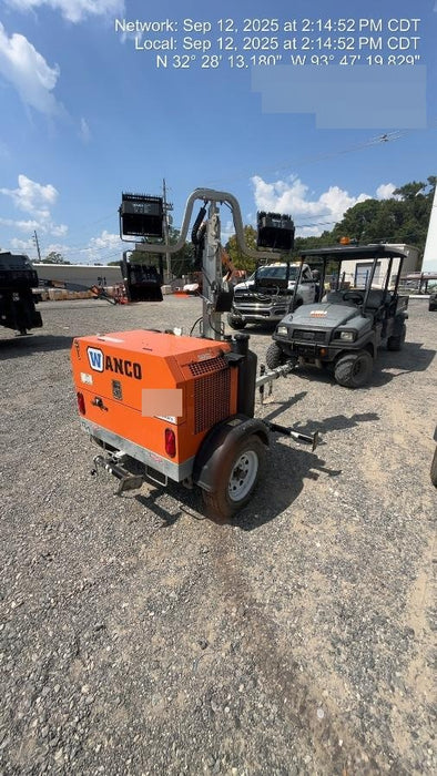 2024 Wanco WLTT-4MM4K Diesel, Deep Sea Controller, Shore Power Plug, Auto Start, (4) 350W LED Floodlights, 4kW Generator, 60 Gal Fuel Tank, 2" Ball, T3