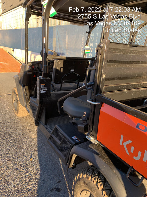 2022 Kubota RTV-X1140W-H Plastic Canopy, Windshield Acrylic Clear, LED Strobe Light, Wire Harness Kit, Back up Alarm